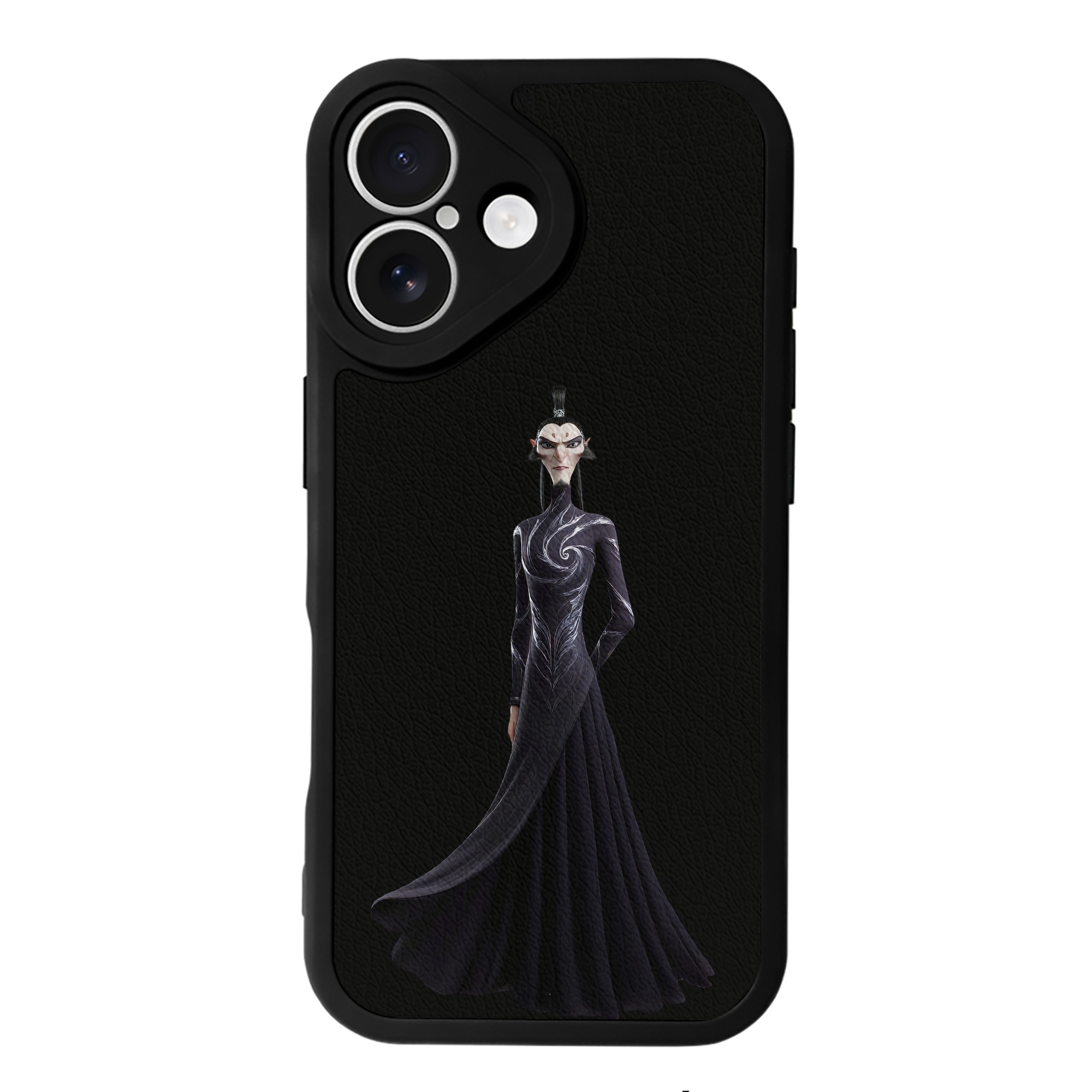 （画像用） Ne Zha 2 ナタ 魔童の大暴れ 【iPhone 16シリーズ対応】シリコンスマホケース（レザー調） 材質：シリコン